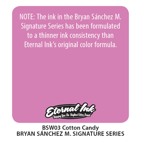 Eternal Ink - Bryan Sanchez M. Watercolor Cotton Candy