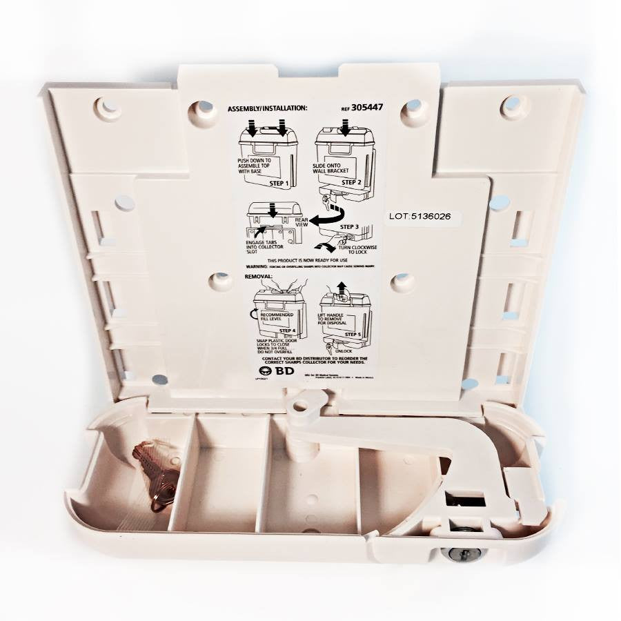 Empty Sharp Container Wall Racks Sharps Container Wall Mount