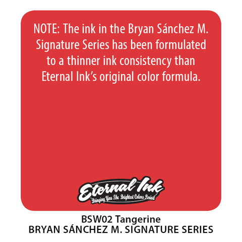Eternal Ink - Bryan Sanchez M. Watercolor Tangerine