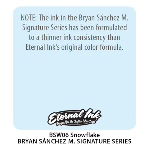 Eternal Ink - Bryan Sanchez M. Watercolor Snowflake