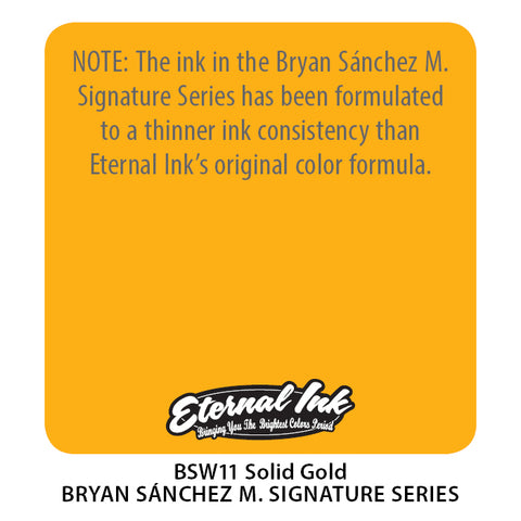 Eternal Ink - Bryan Sanchez M. Watercolor Solid Gold