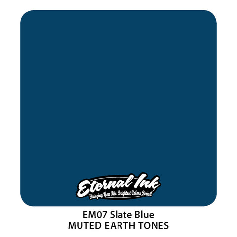 Eternal Ink - Muted Earth Tone Slate Blue