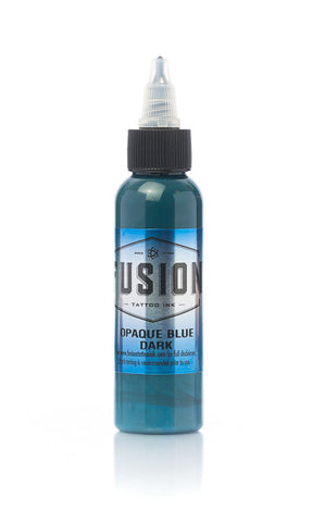 Opaque Blue Dark Single Bottle Fusion Ink